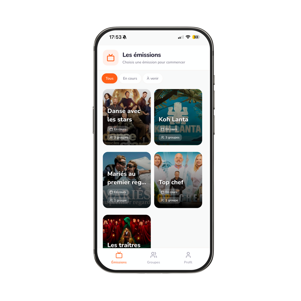 Liste des émissions
